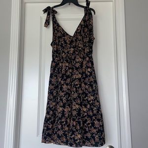 SweatyRocks tie shoulder dress